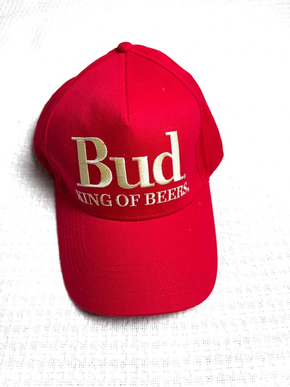 Budweiser x PacSun King of Beers Red Snapback Hat BBQ Cap
